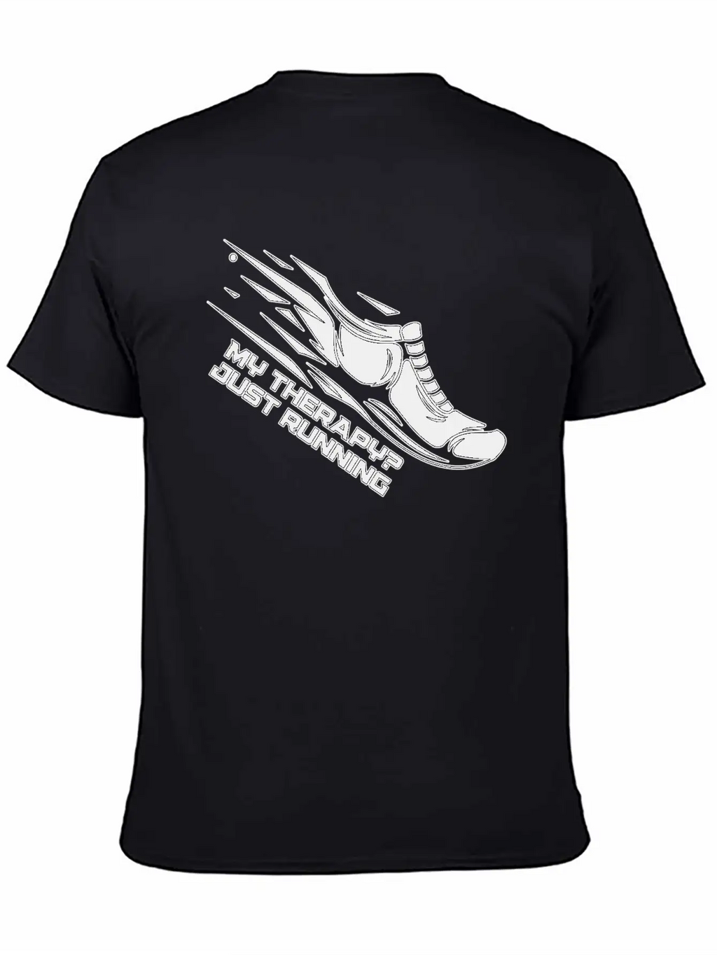 My Therapy? Just Running Unisex Short Sleeve Soft Cotton T-Shirt – Casual Everyday Wear