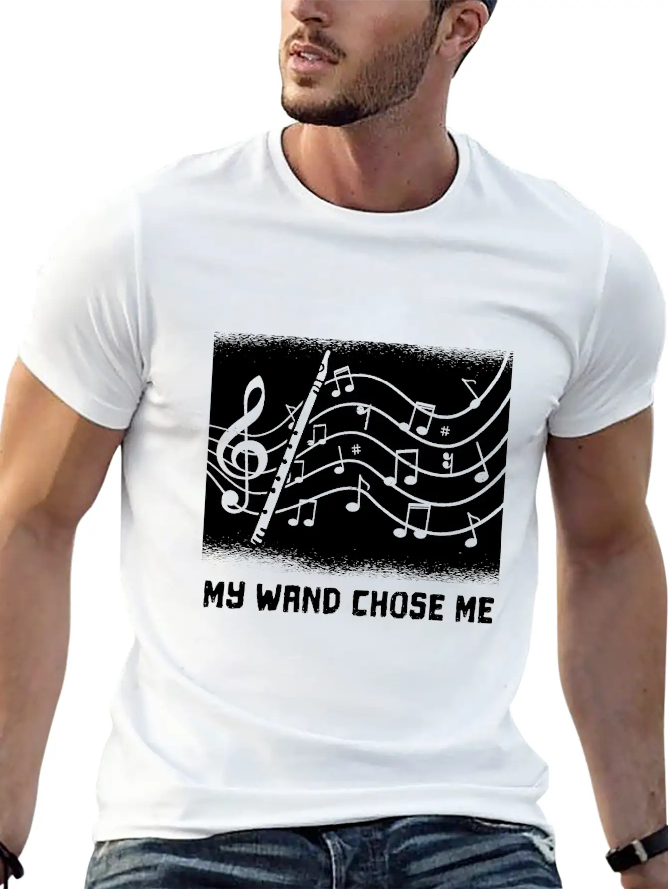 My Wand Chose Me Essential Cotton Tee For Daily Outfits – Unisex Style