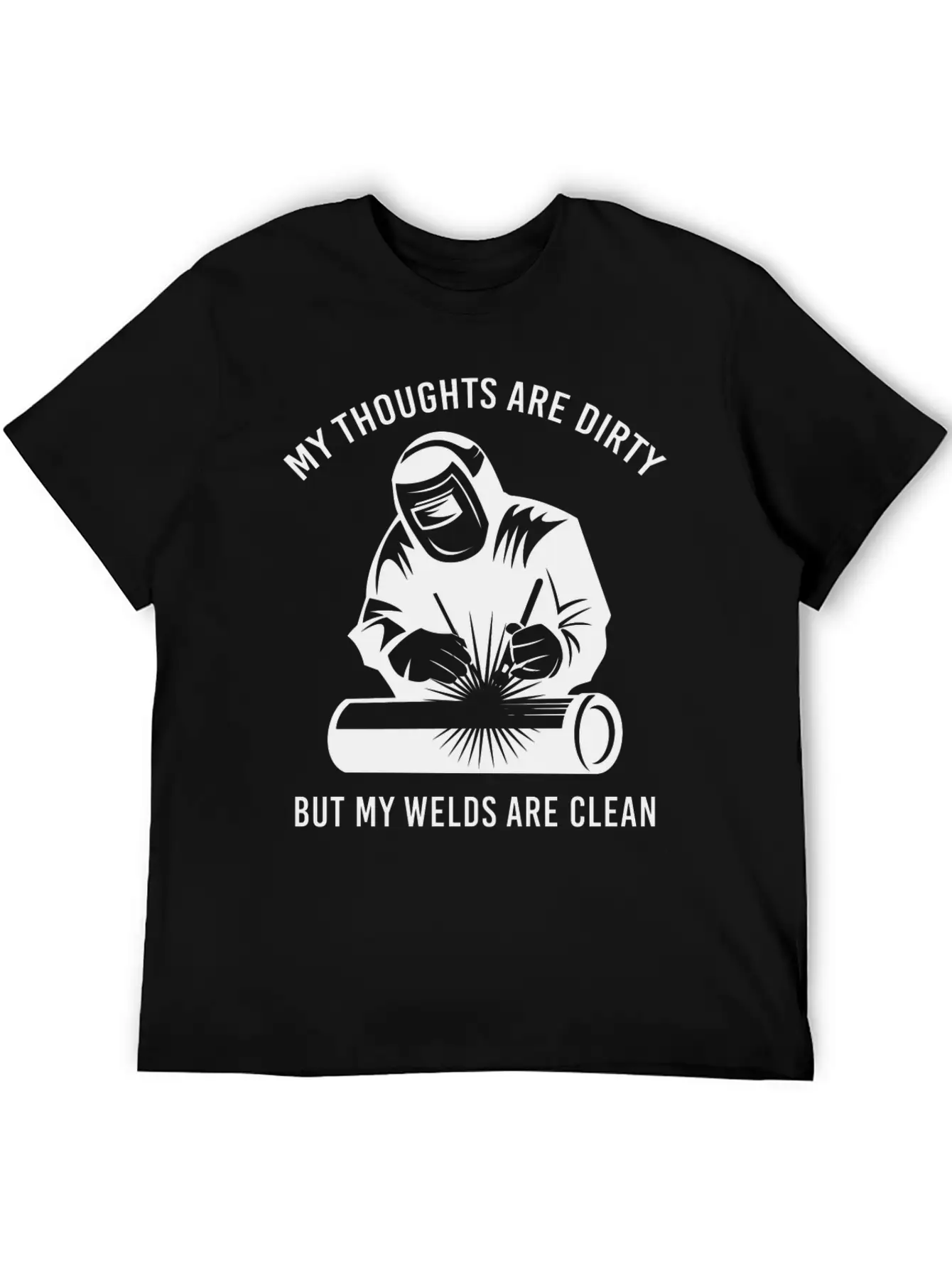 My Welds Are Clean Unisex Short Sleeve Soft Cotton T-Shirt – Casual Everyday Wear