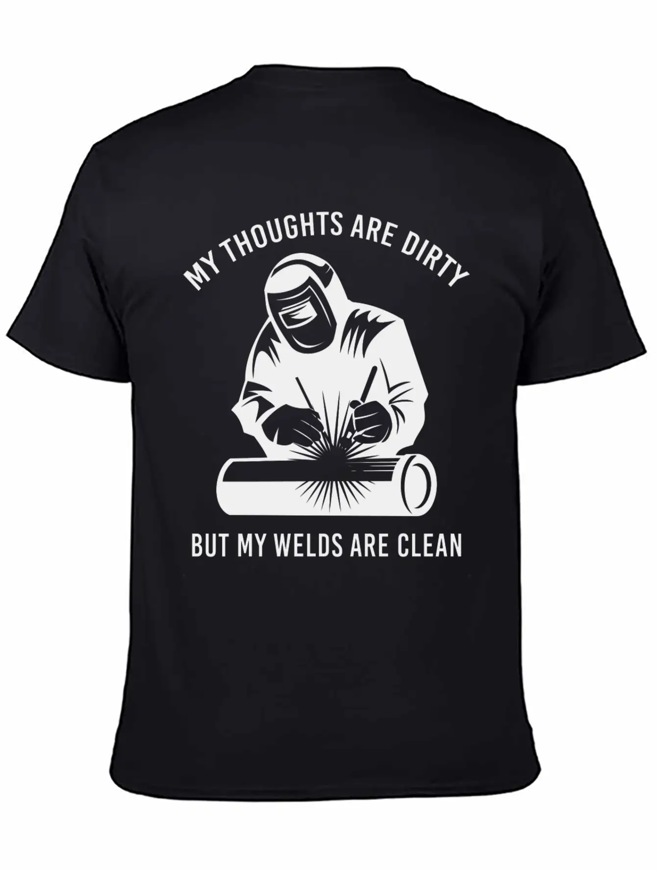 My Welds Are Clean Unisex Short Sleeve Soft Cotton T-Shirt – Casual Everyday Wear