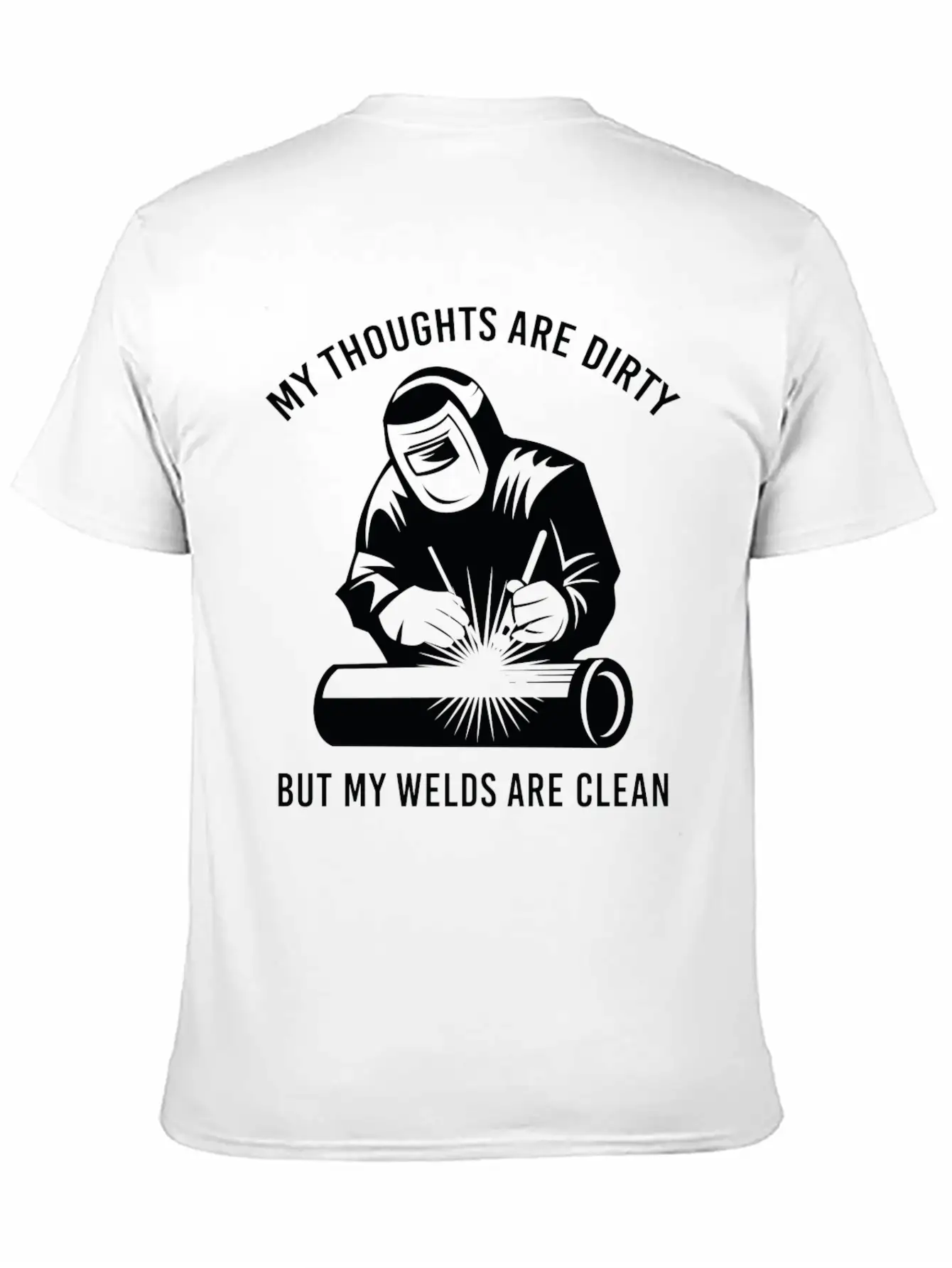 My Welds Are Clean Unisex Short Sleeve Soft Cotton T-Shirt – Casual Everyday Wear