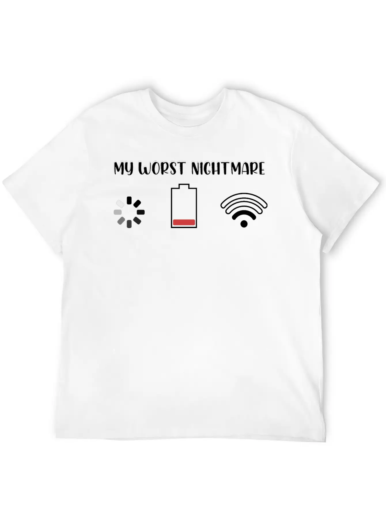 My Worst Nightmare Breathable Soft Cotton T-Shirt – Timeless Casual Look