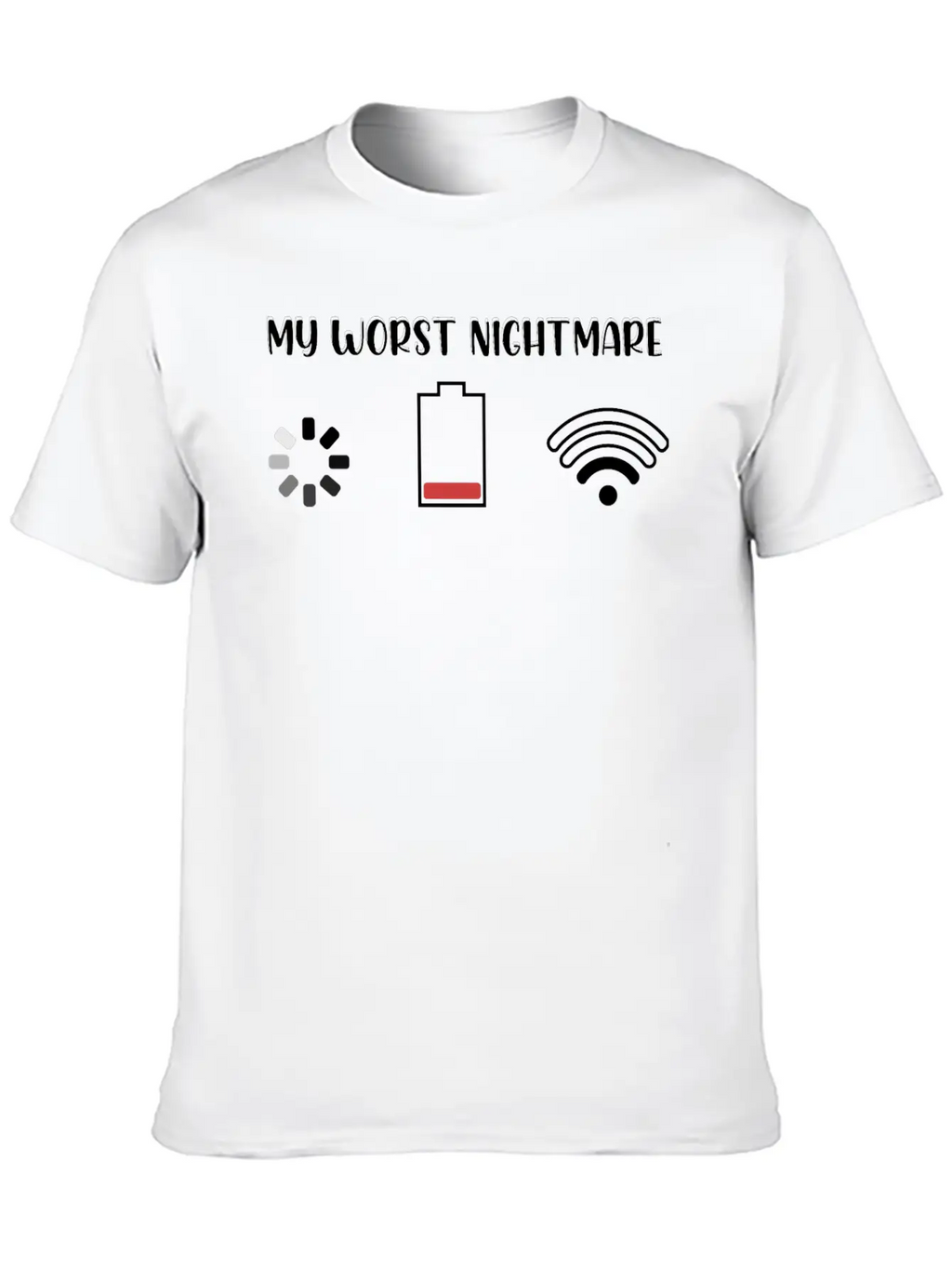 My Worst Nightmare Breathable Soft Cotton T-Shirt – Timeless Casual Look