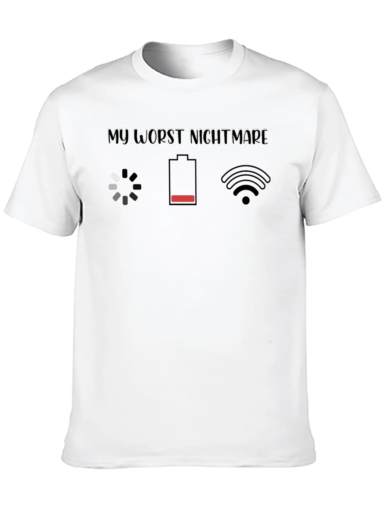 My Worst Nightmare Breathable Soft Cotton T-Shirt – Timeless Casual Look