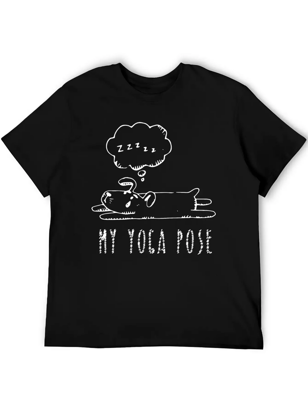 My Yoga Pose, Lying Dog, Dog Pose, Yoga, Yoga Clas Unisex Casual T-Shirt – Clean Design For Daily Comfort