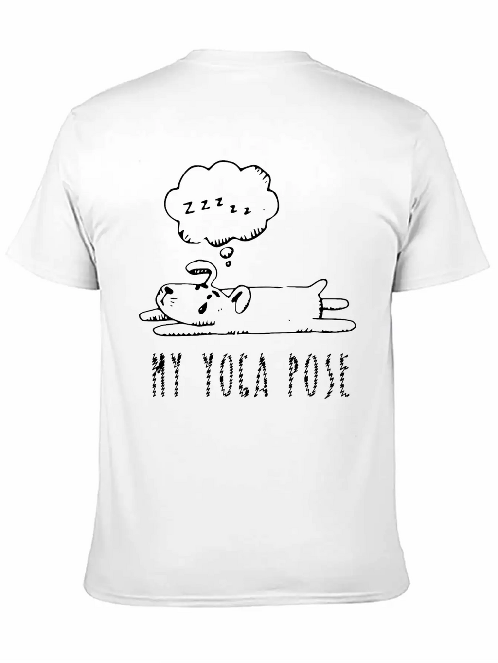 My Yoga Pose, Lying Dog, Dog Pose, Yoga, Yoga Clas Unisex Casual T-Shirt – Clean Design For Daily Comfort