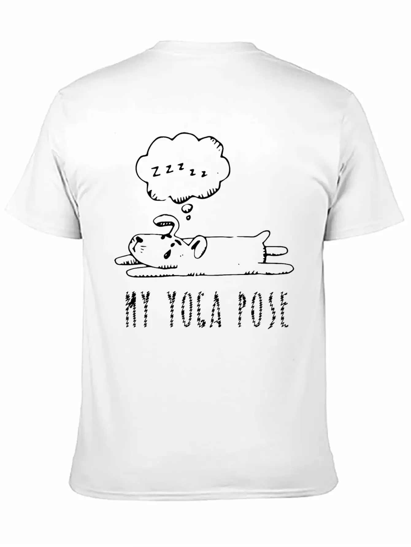 My Yoga Pose, Lying Dog, Dog Pose, Yoga, Yoga Clas Unisex Casual T-Shirt – Clean Design For Daily Comfort