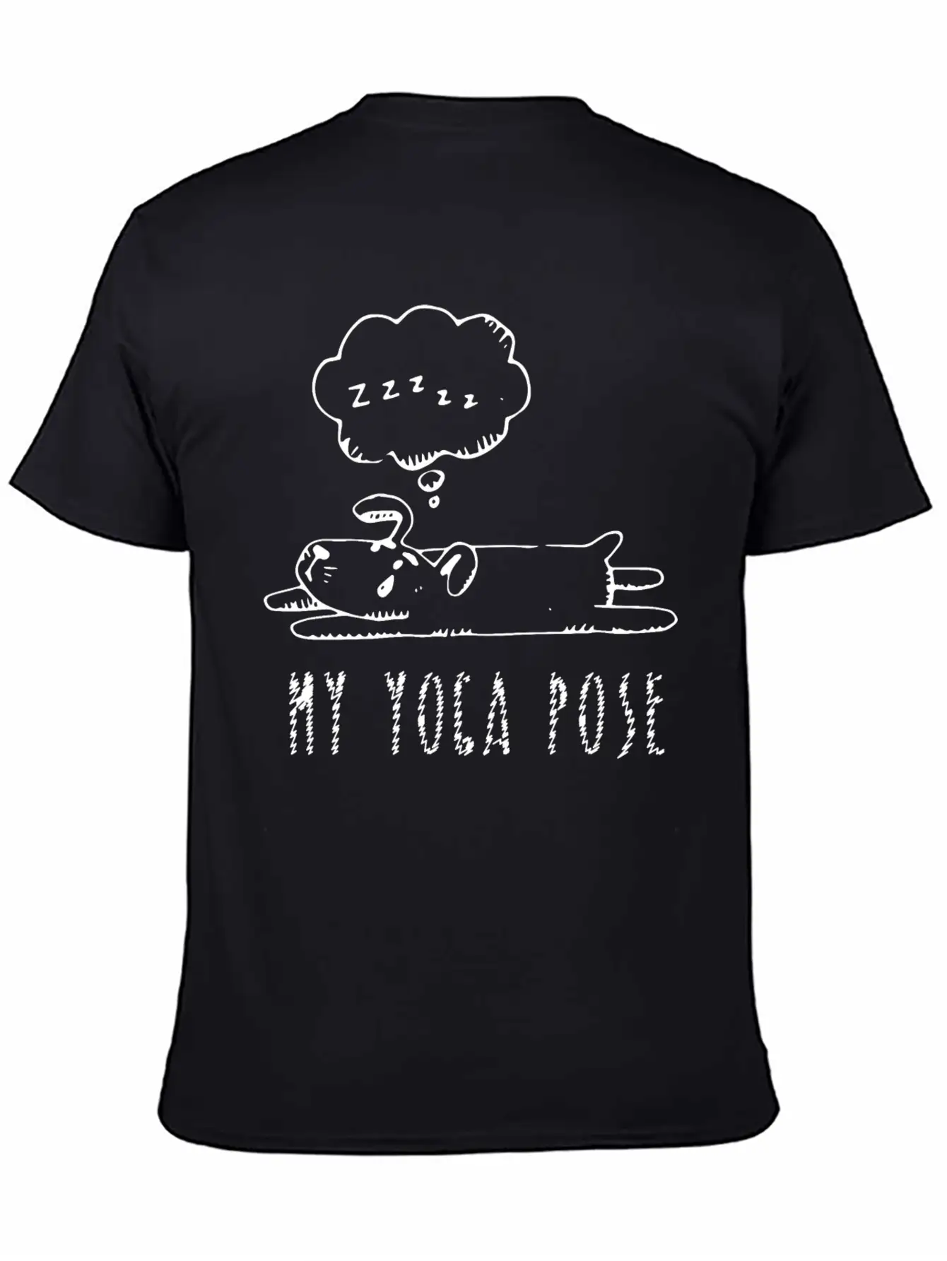 My Yoga Pose, Lying Dog, Dog Pose, Yoga, Yoga Clas Unisex Casual T-Shirt – Clean Design For Daily Comfort