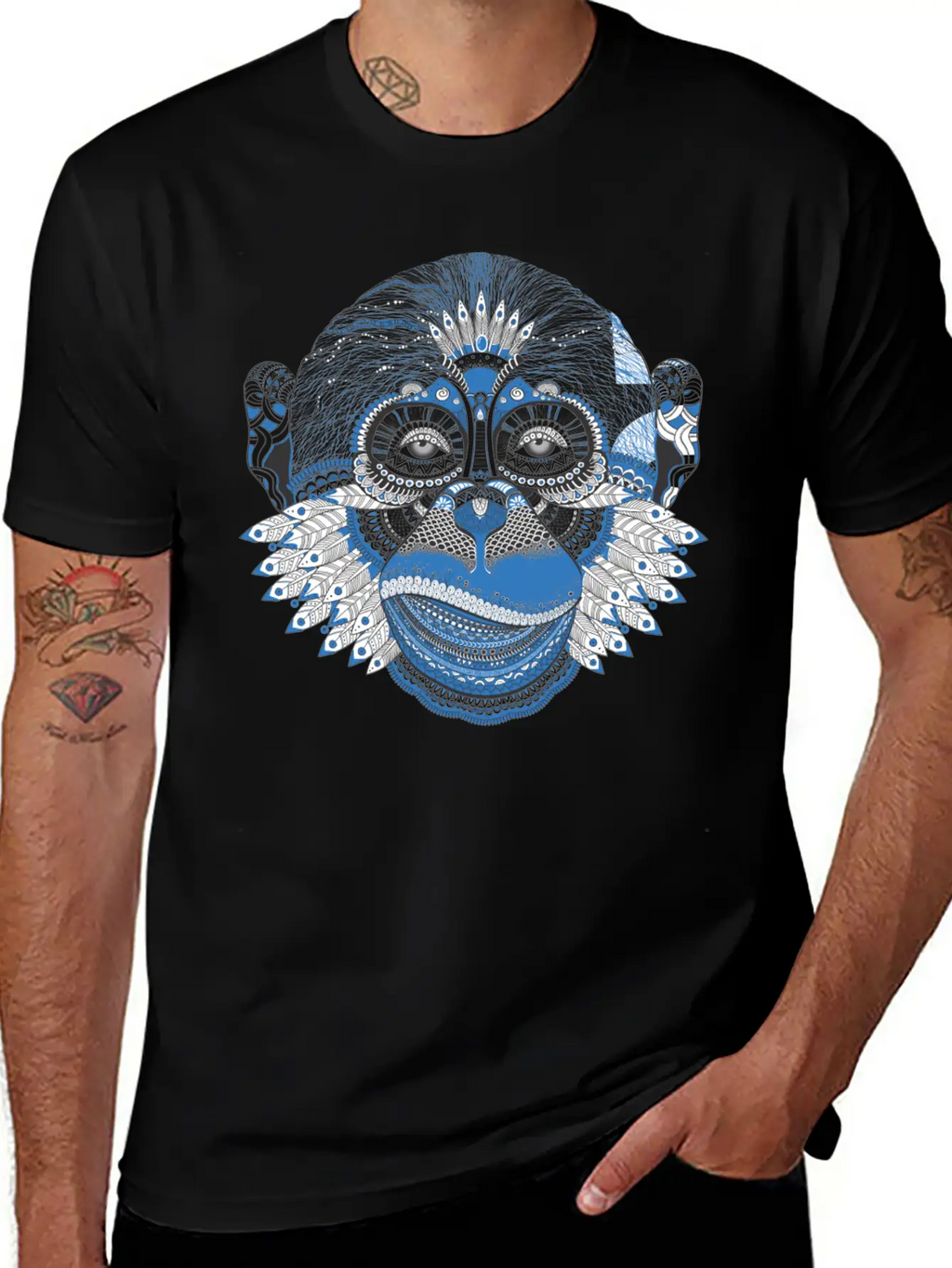Mystic Monkey Unisex Casual T-Shirt – Clean Design For Daily Comfort