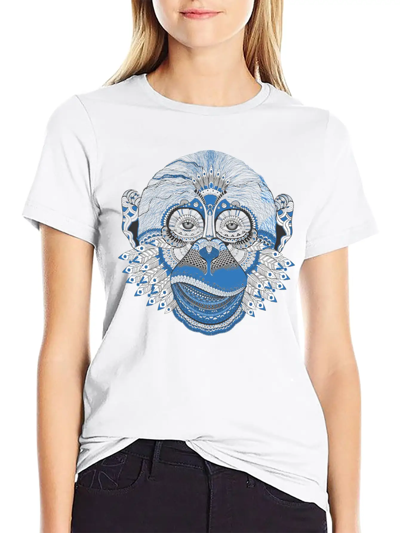 Mystic Monkey Unisex Casual T-Shirt – Clean Design For Daily Comfort