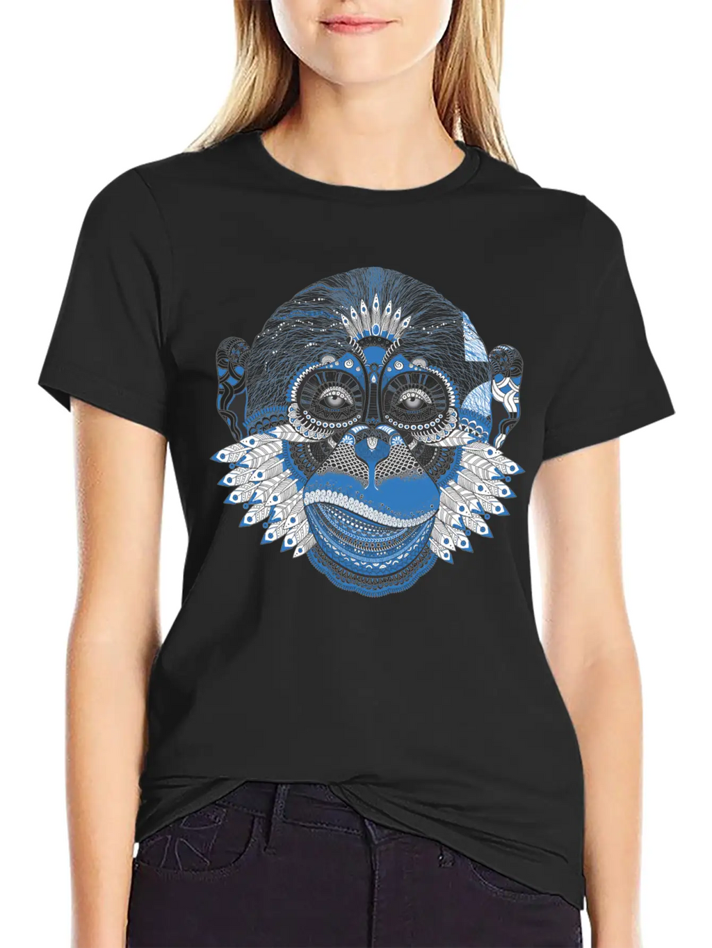Mystic Monkey Unisex Casual T-Shirt – Clean Design For Daily Comfort