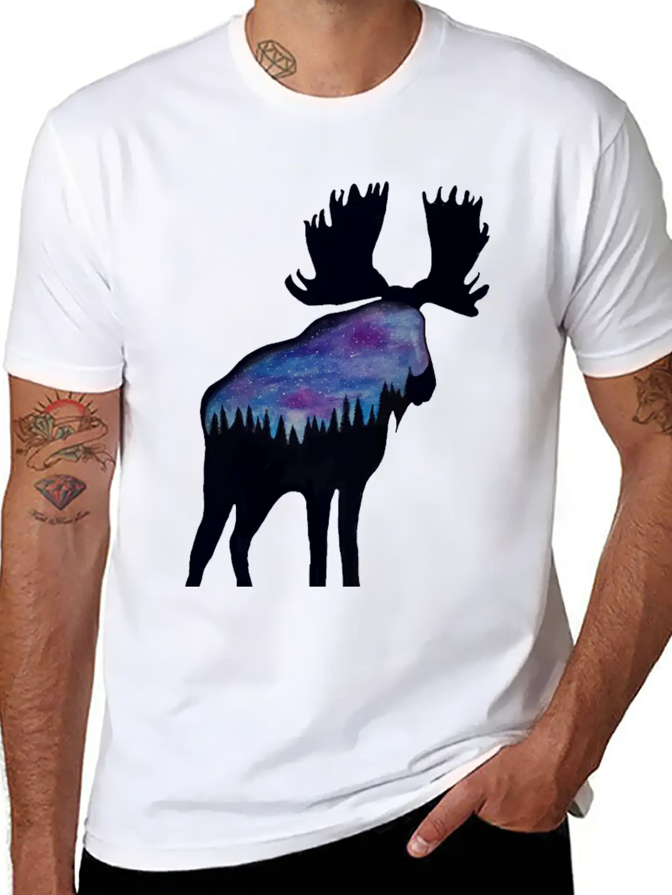 Mystical Moose Remastered Essential Cotton Tee For Daily Outfits – Unisex Style