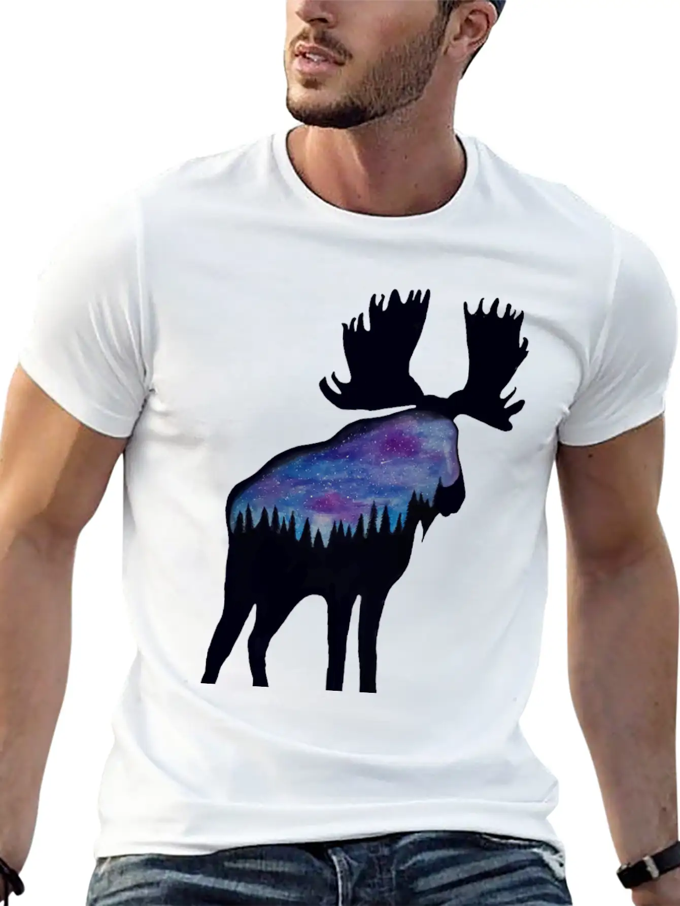 Mystical Moose Remastered Essential Cotton Tee For Daily Outfits – Unisex Style