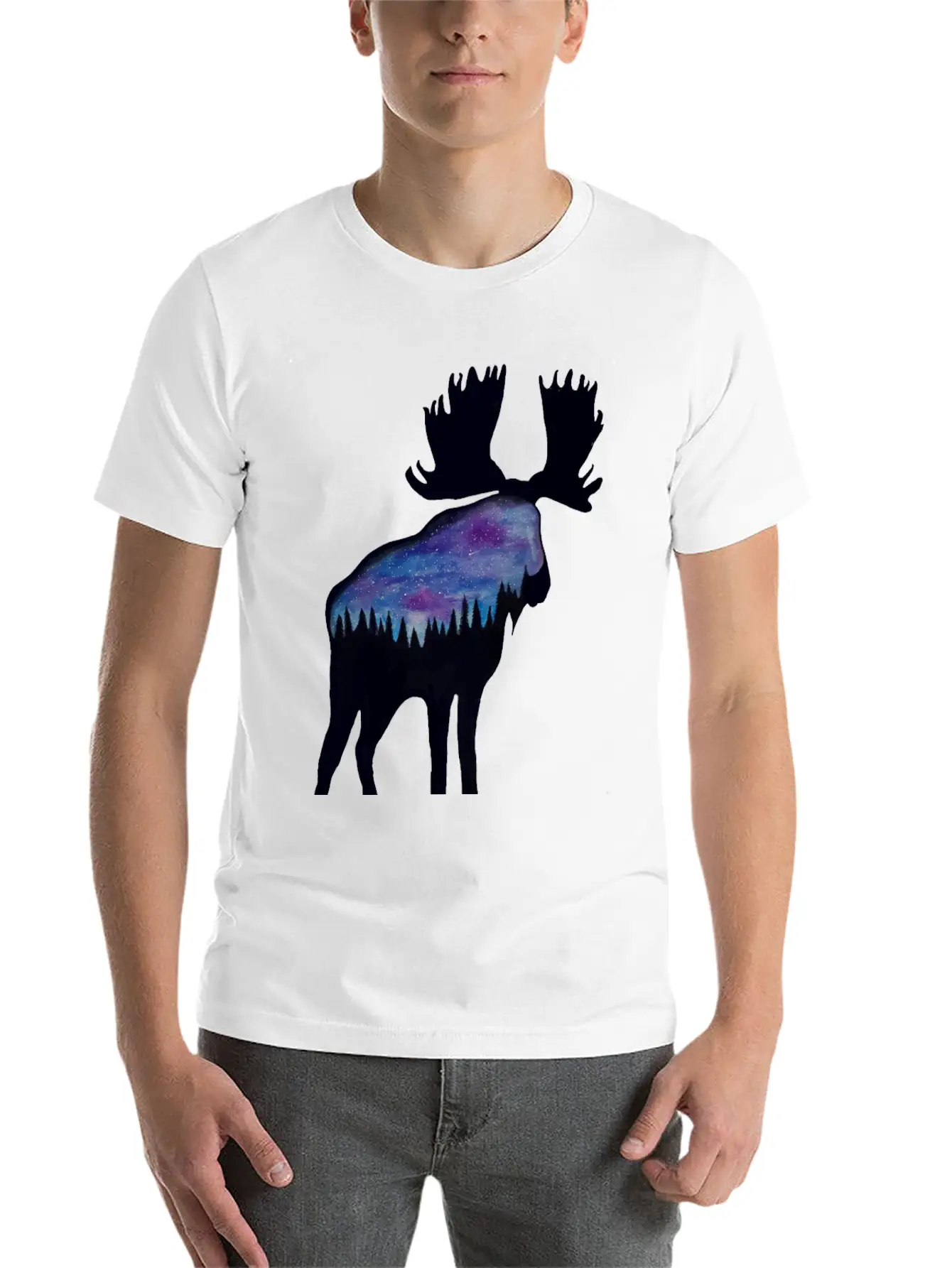 Mystical Moose Remastered Essential Cotton Tee For Daily Outfits – Unisex Style