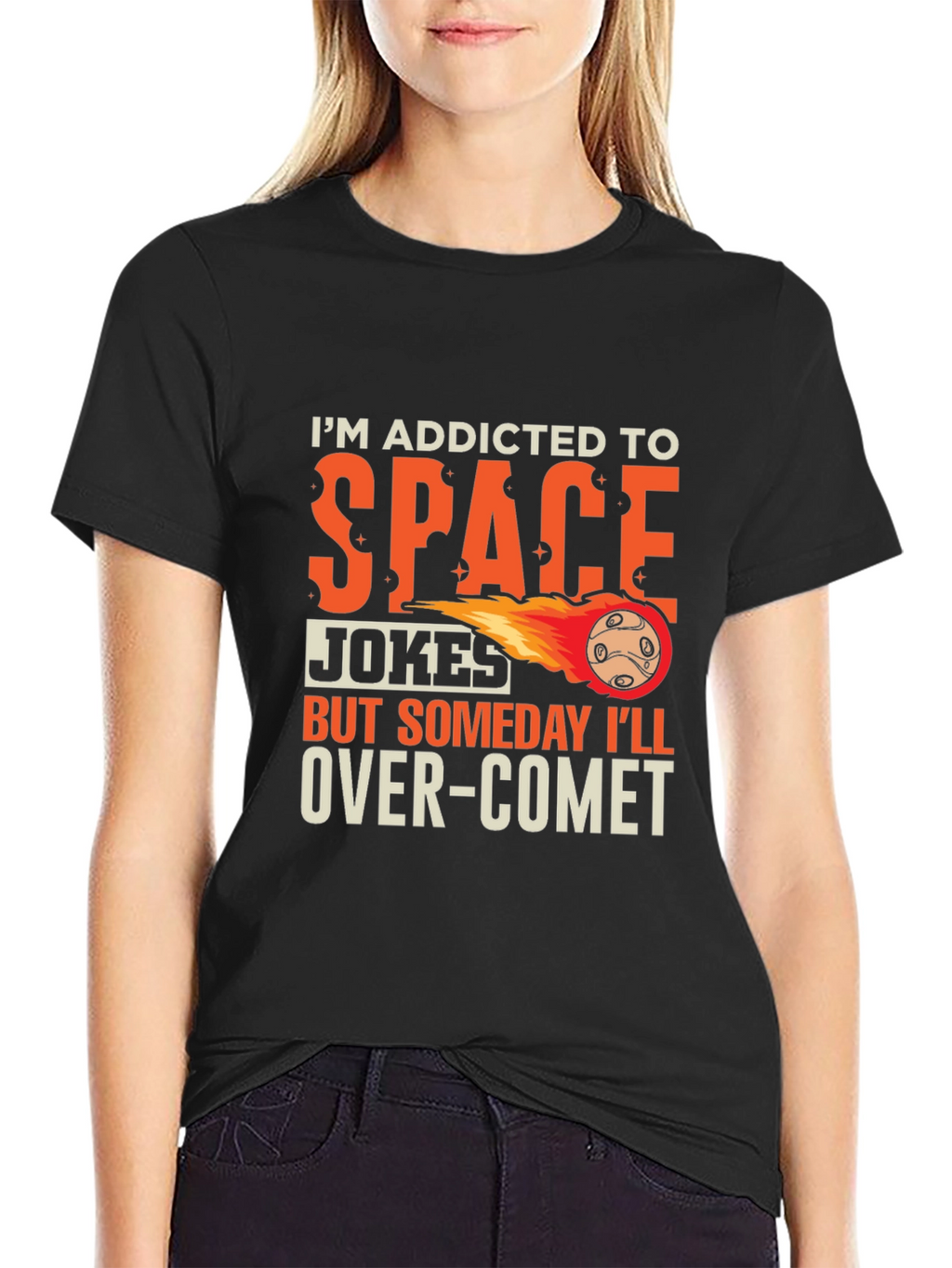 Addicted To Space Jokes T-Shirt