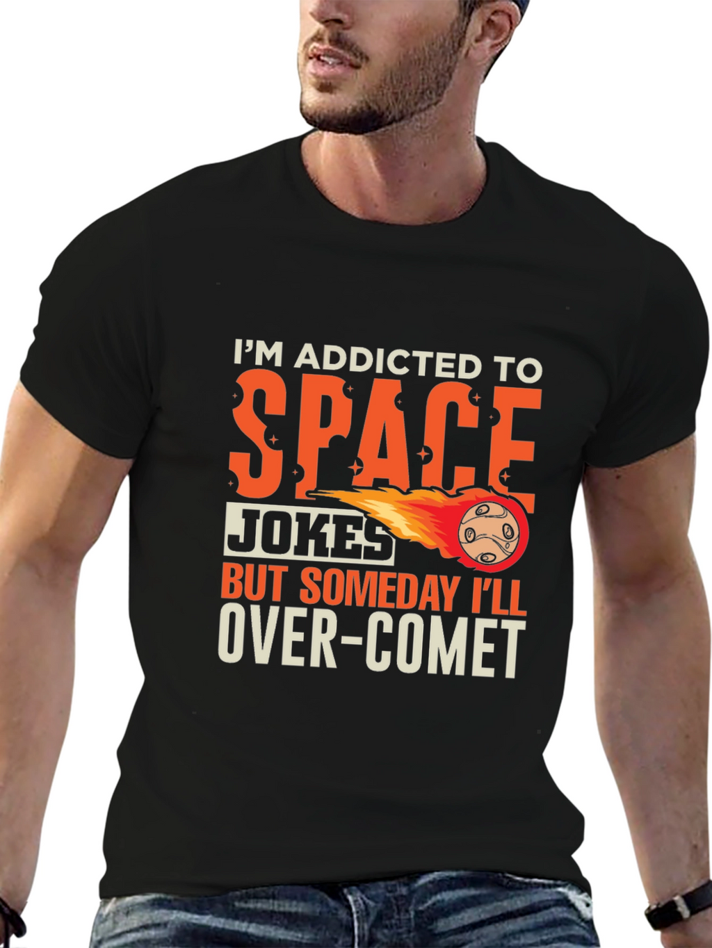 Addicted To Space Jokes T-Shirt