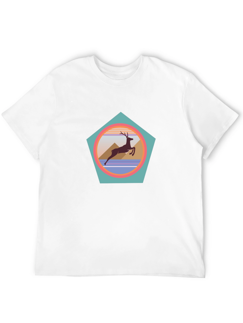Retro Deer Graphic Tee