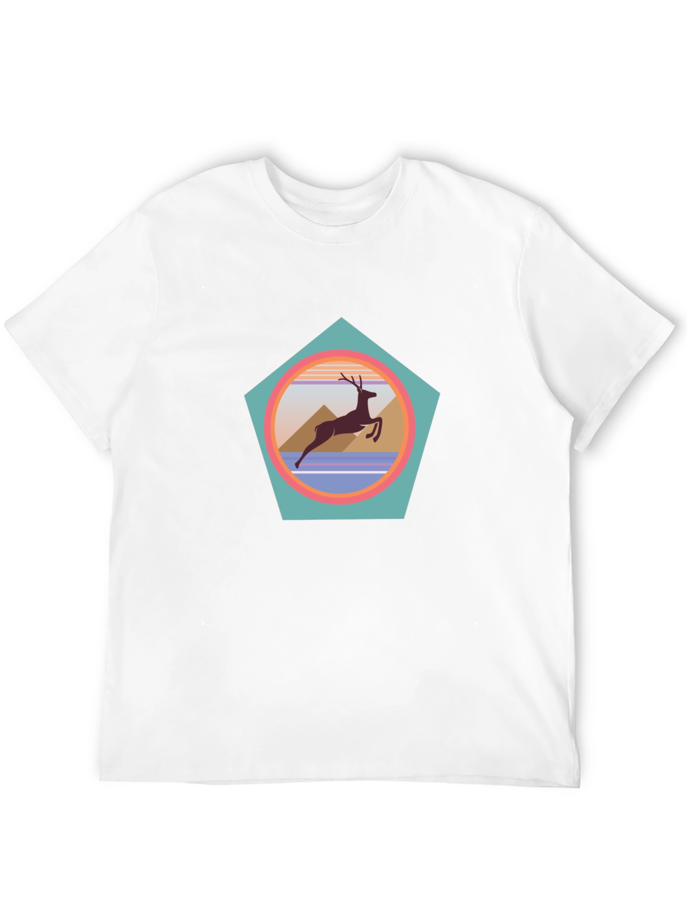 Retro Deer Graphic Tee