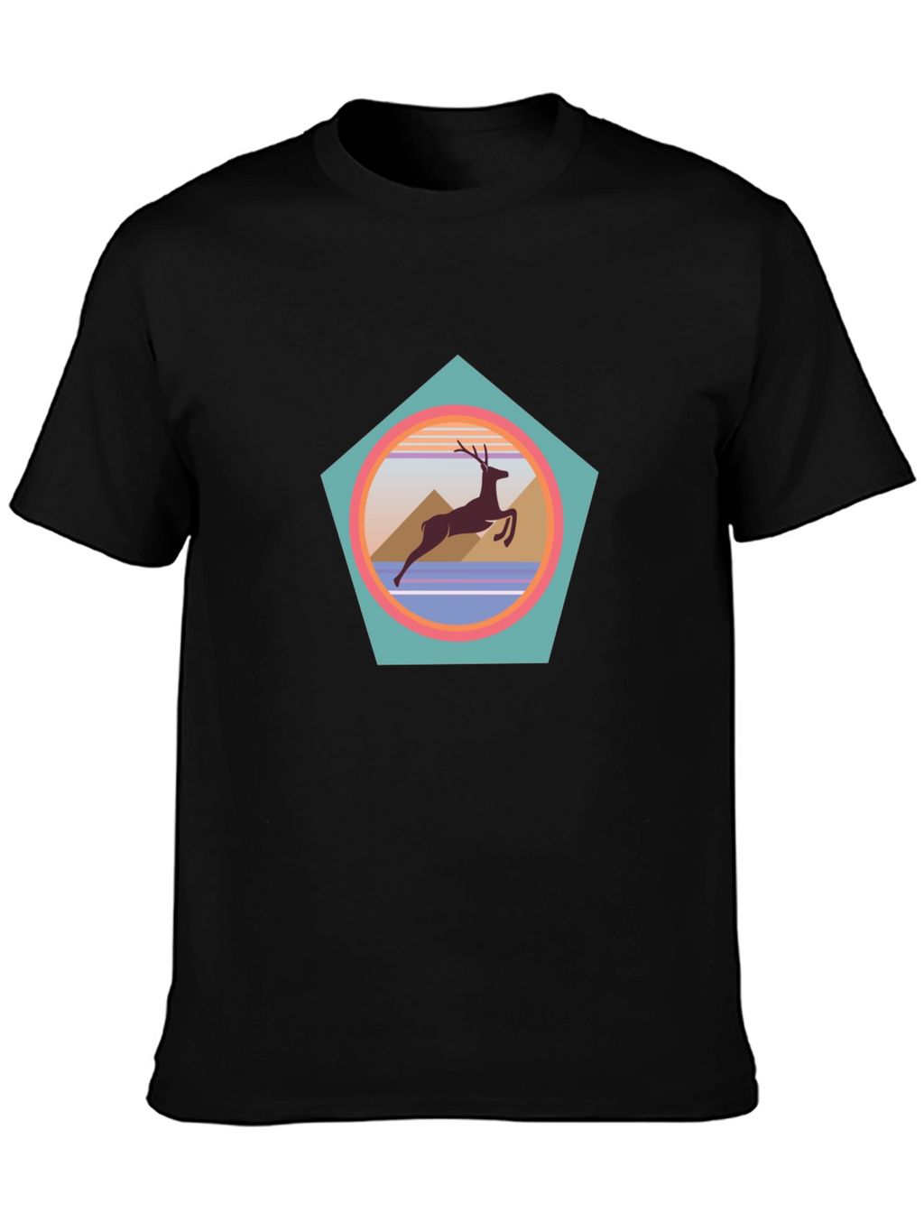 Retro Deer Graphic Tee