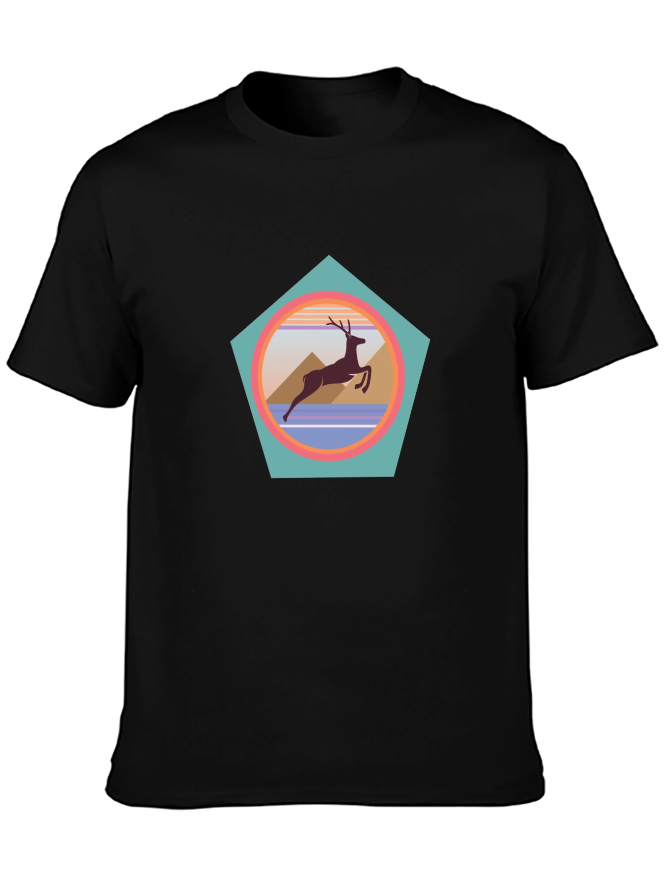 Retro Deer Graphic Tee