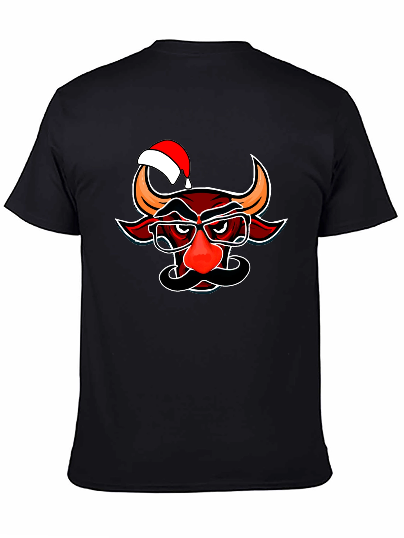 Christmas Bull T-Shirt - Funny Holiday Tee