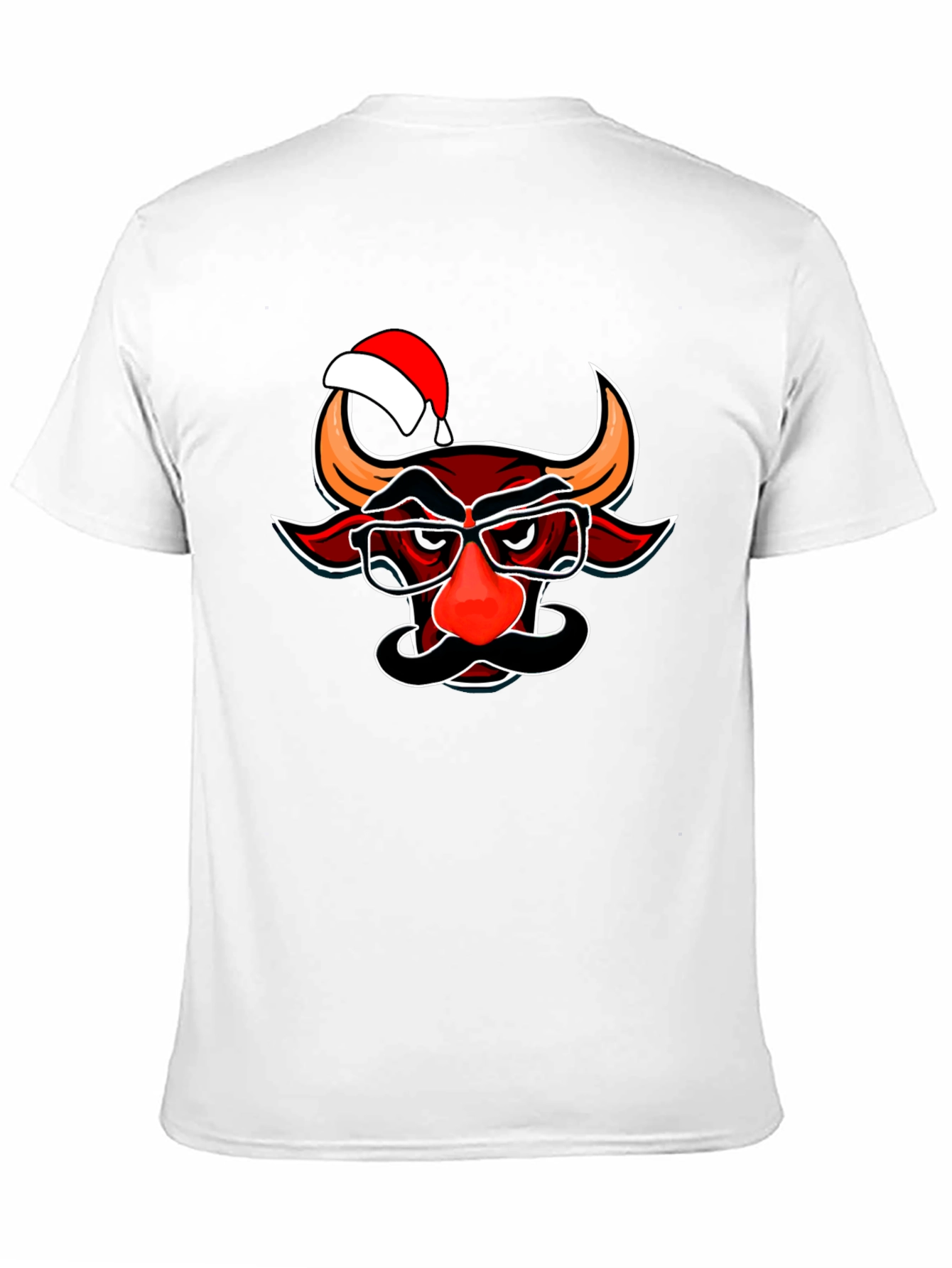 Christmas Bull T-Shirt - Funny Holiday Tee