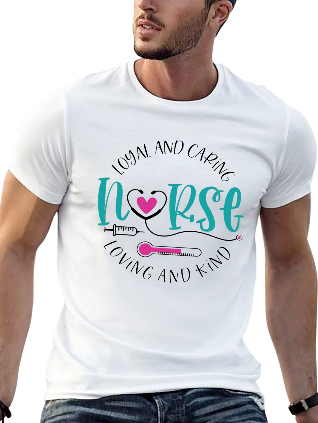 Loyal and Caring Nurse T-Shirt - Loving and Kind