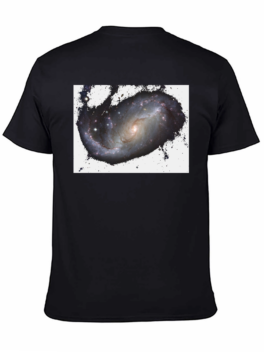 Galaxy Print Black T-Shirt