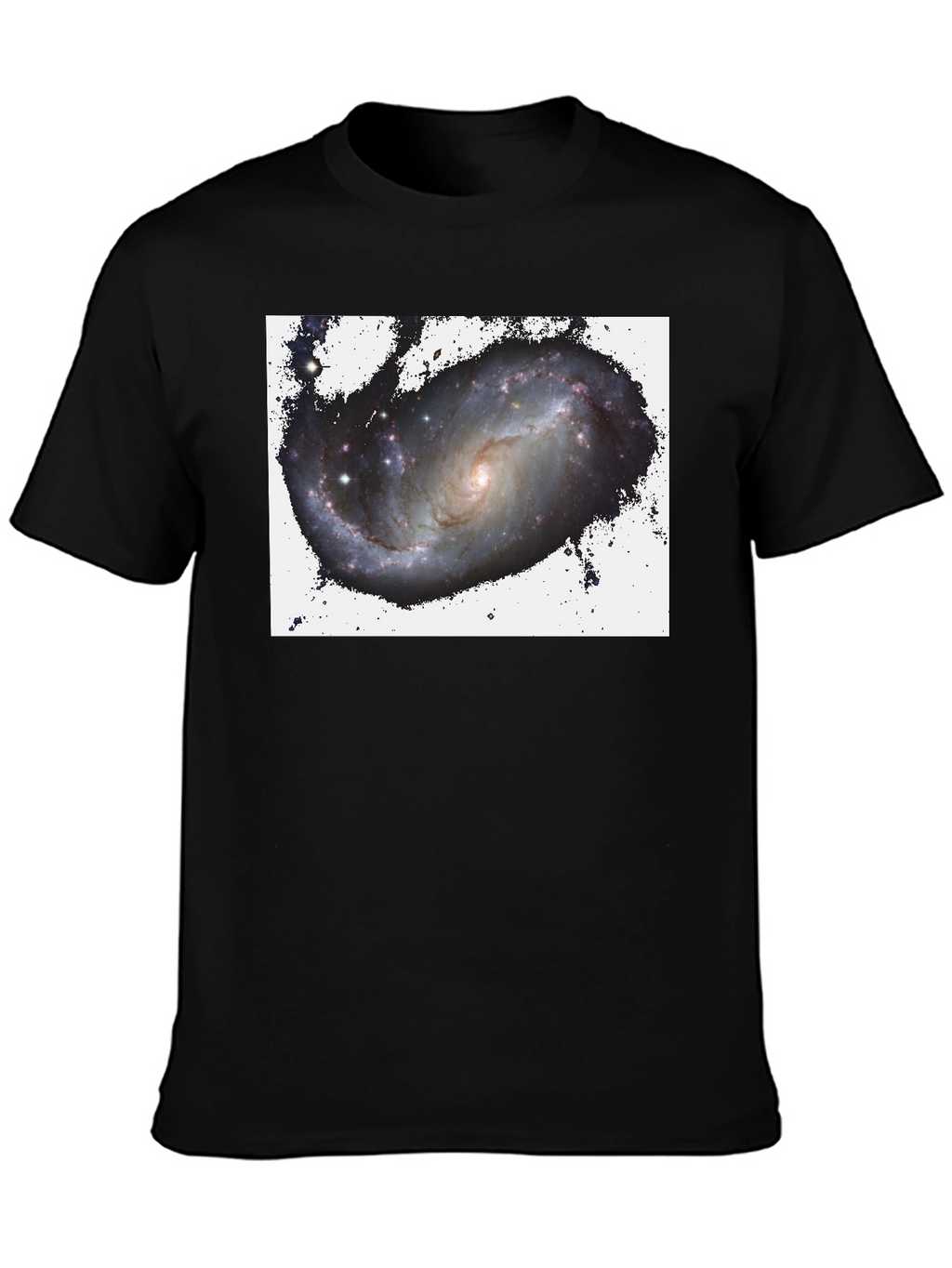 Galaxy Print Black T-Shirt