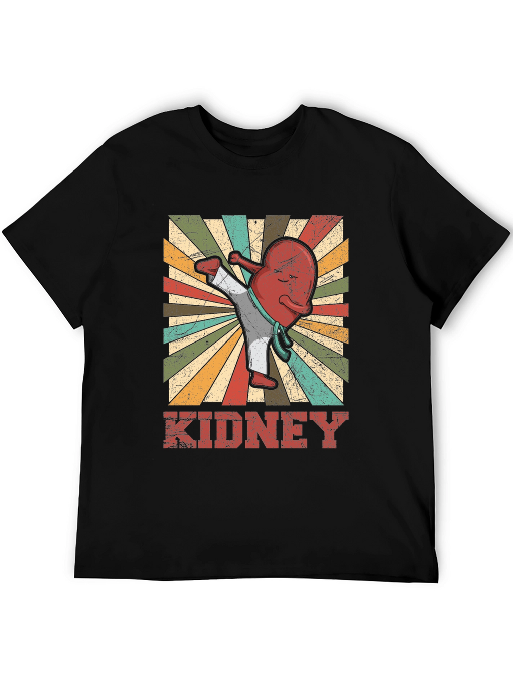 Karate Kidney T-Shirt - Funny Anatomy Tee