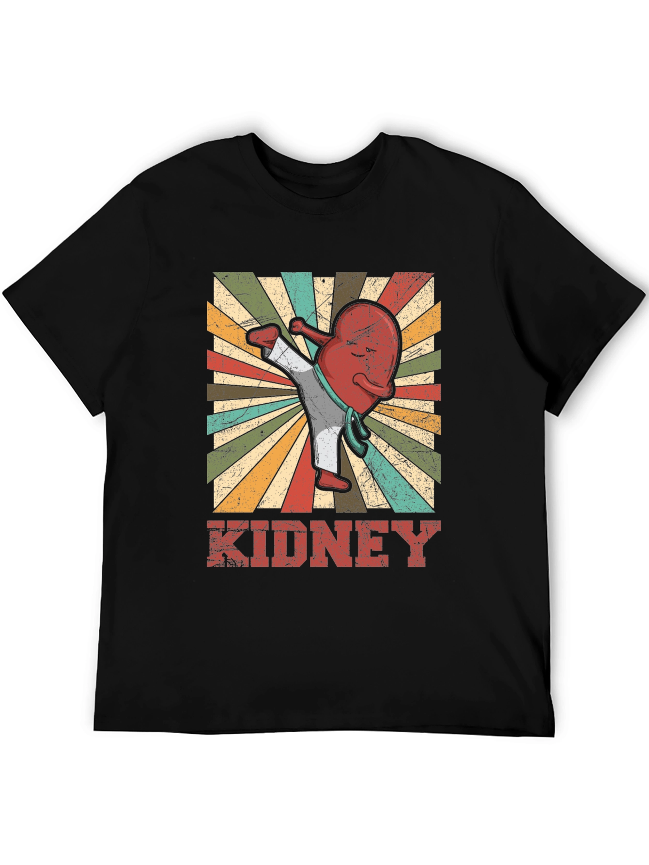 Karate Kidney T-Shirt - Funny Anatomy Tee