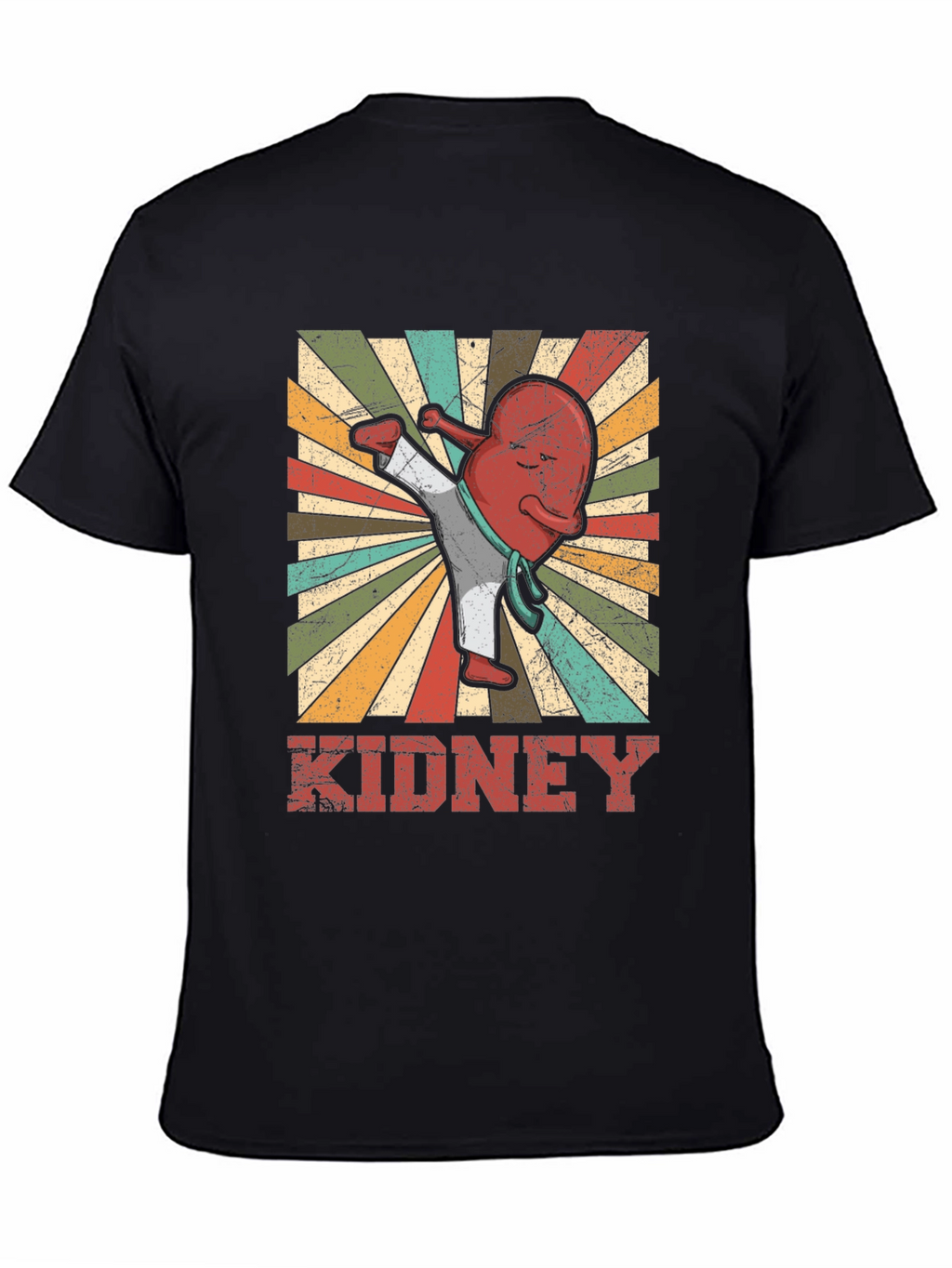 Karate Kidney T-Shirt - Funny Anatomy Tee