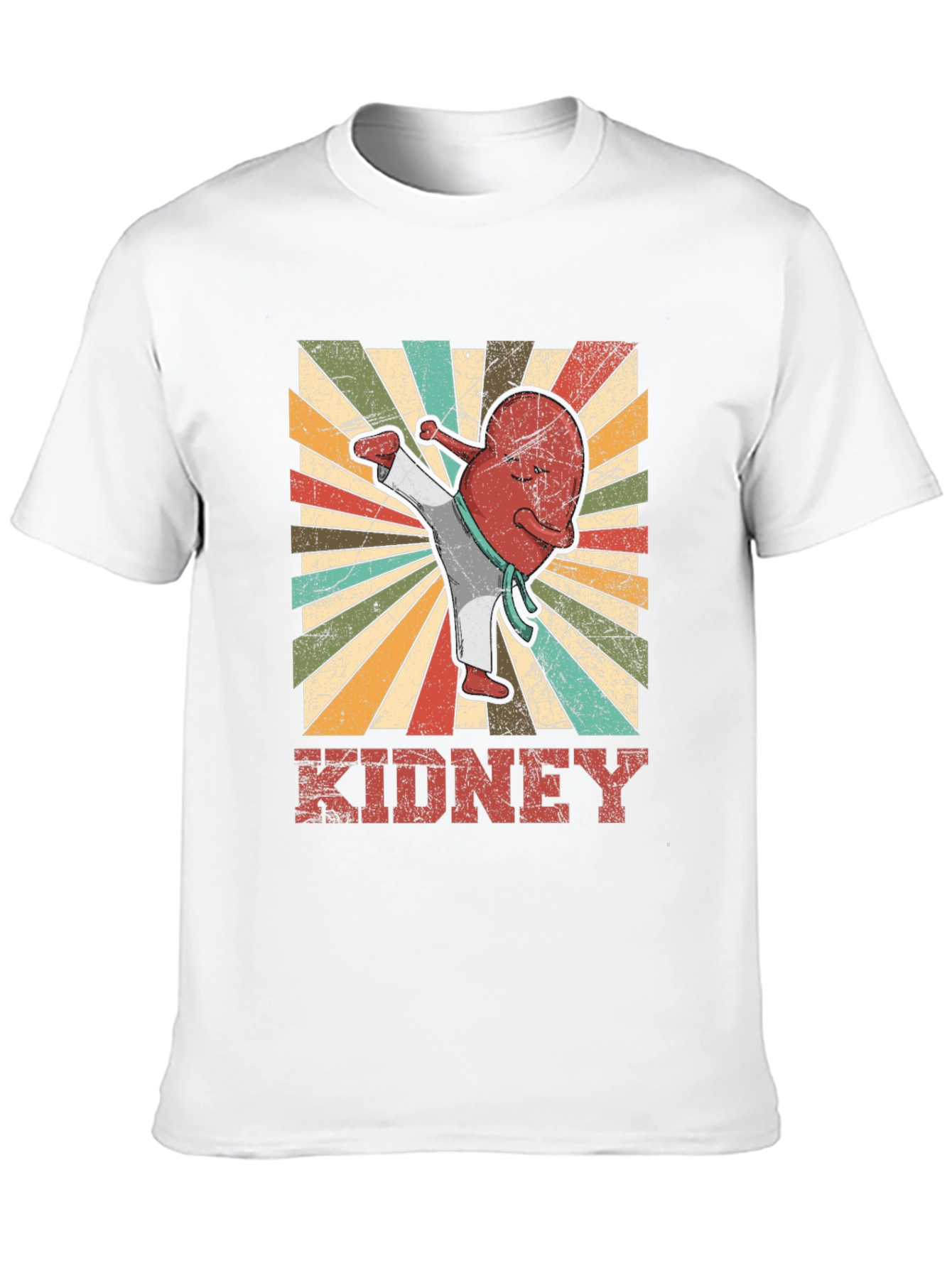 Karate Kidney T-Shirt - Funny Anatomy Tee