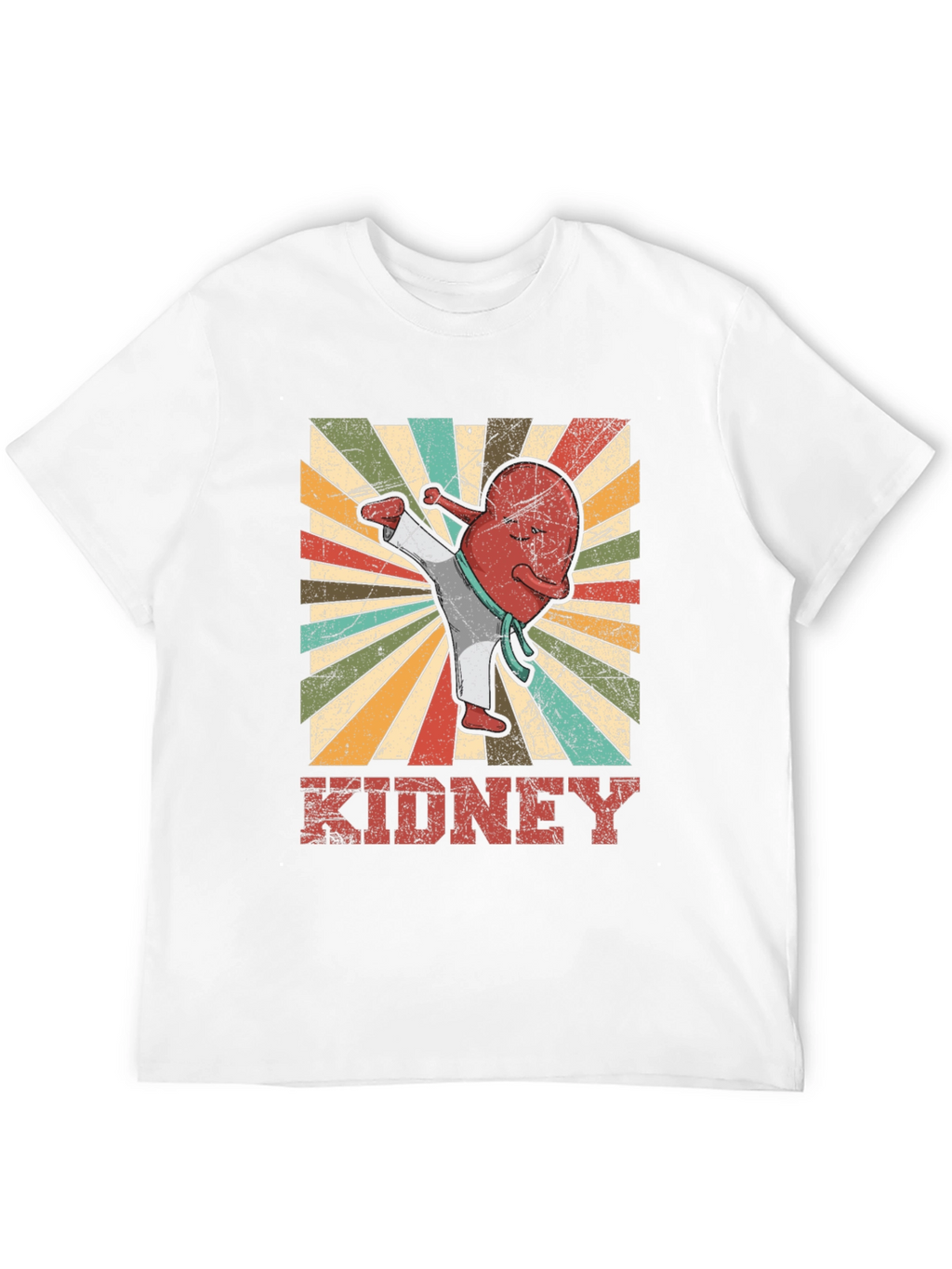 Karate Kidney T-Shirt - Funny Anatomy Tee