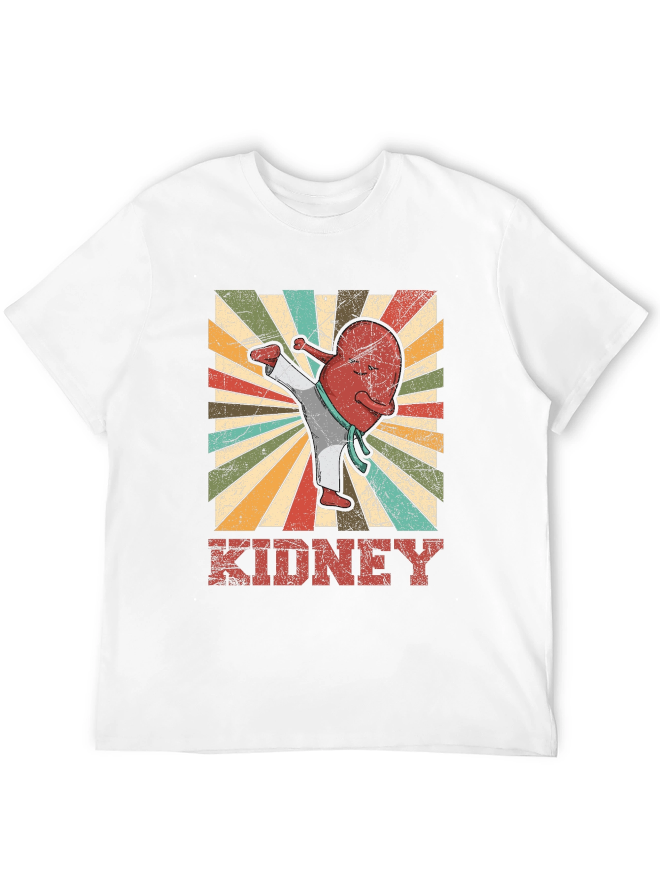 Karate Kidney T-Shirt - Funny Anatomy Tee