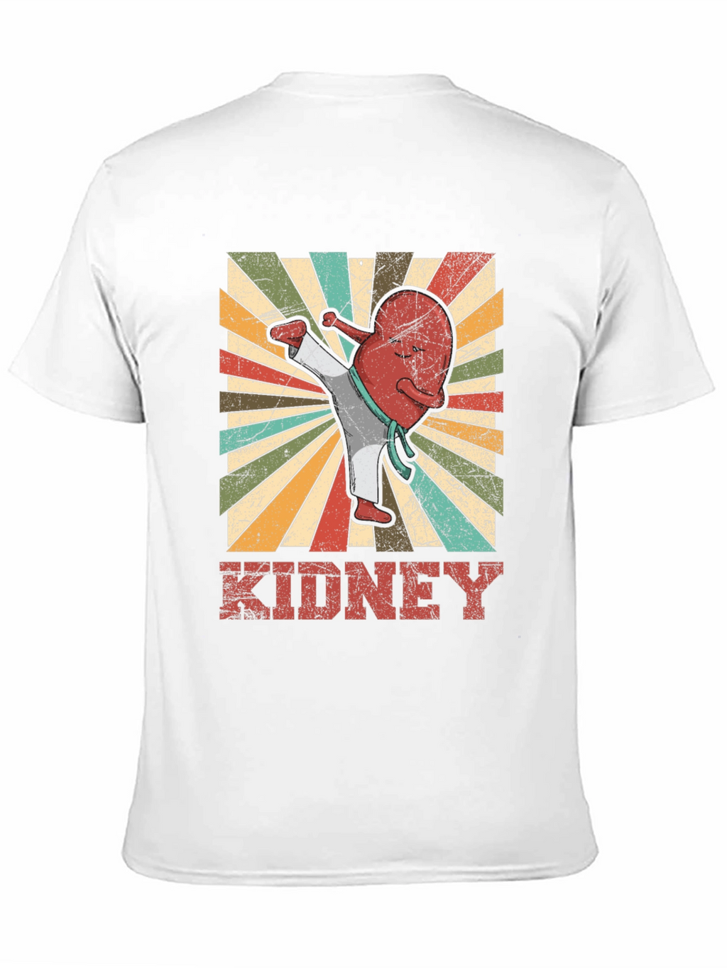 Karate Kidney T-Shirt - Funny Anatomy Tee