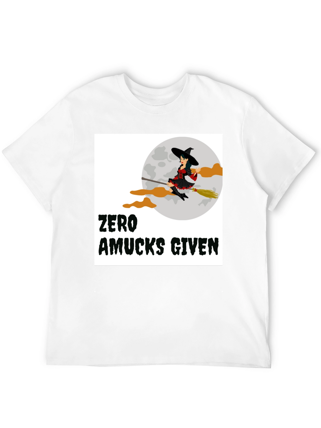 Zero Amucks Given Witch Graphic T-Shirt