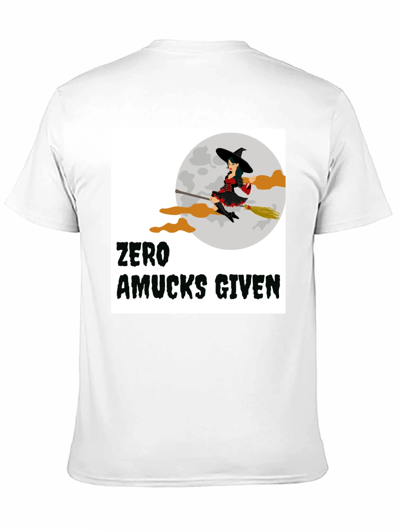 Zero Amucks Given Witch Graphic T-Shirt