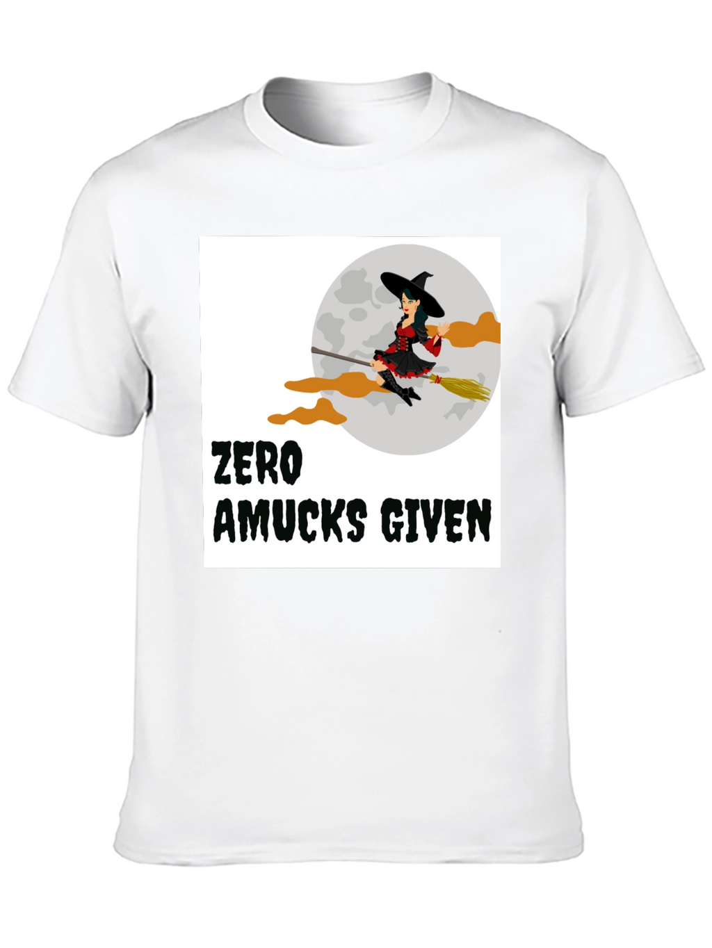 Zero Amucks Given Witch Graphic T-Shirt