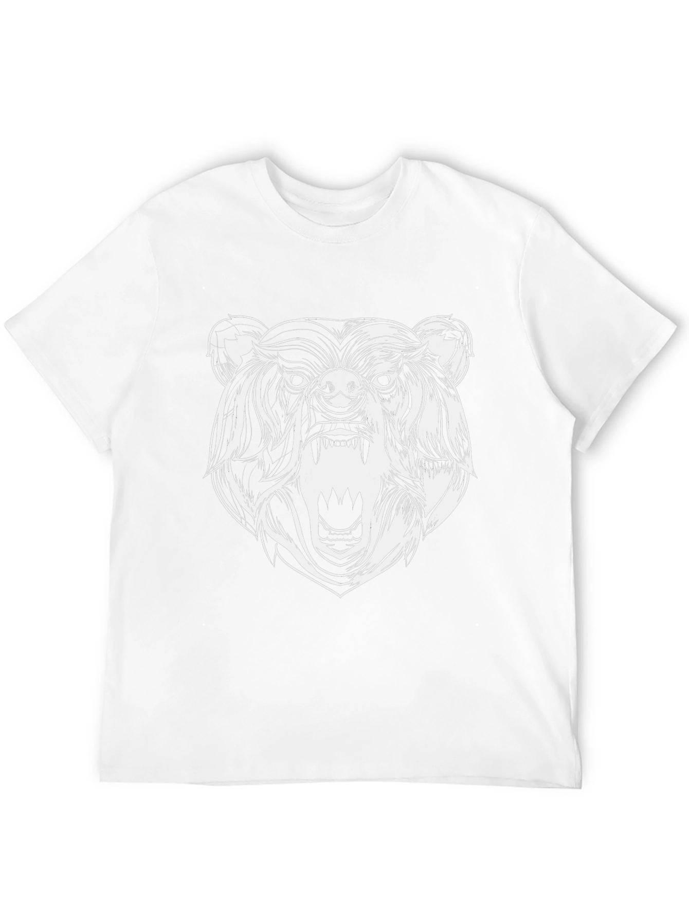 Black Bear Graphic Tee - Mens Crew Neck T-Shirt