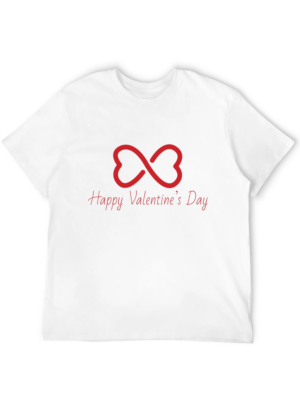 Happy Valentines Day Infinity Heart T-Shirt