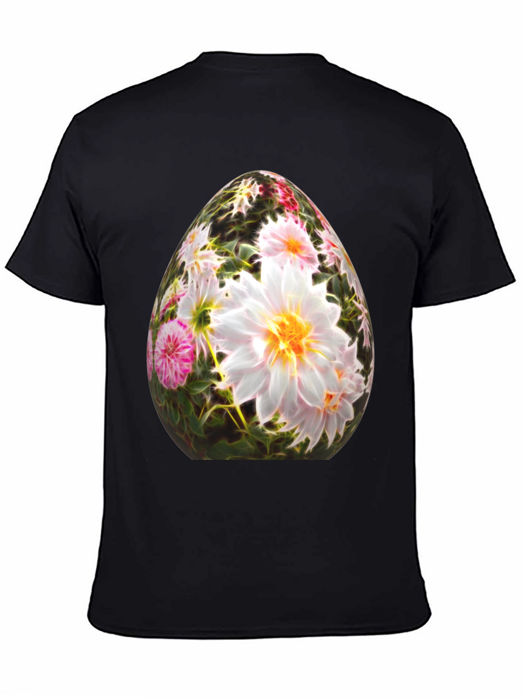 Floral Easter Egg Graphic T-Shirt