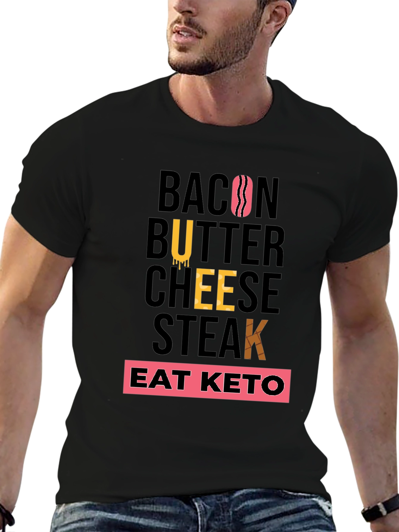 Eat Keto T-Shirt - Funny Diet Tee