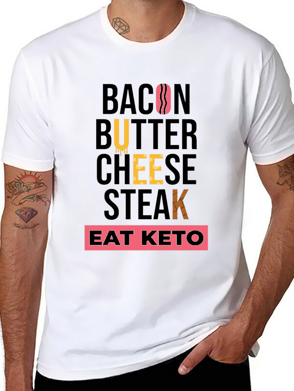 Eat Keto T-Shirt - Funny Diet Tee