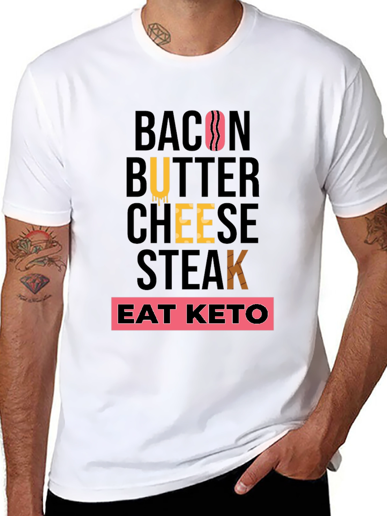 Eat Keto T-Shirt - Funny Diet Tee