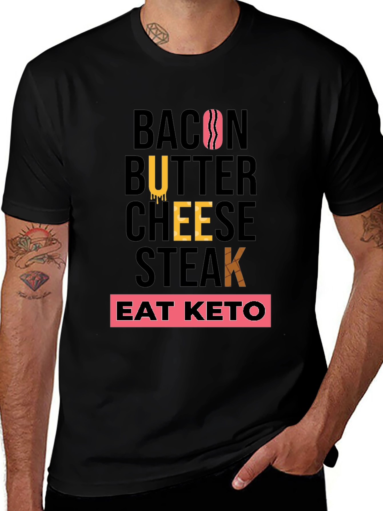 Eat Keto T-Shirt - Funny Diet Tee
