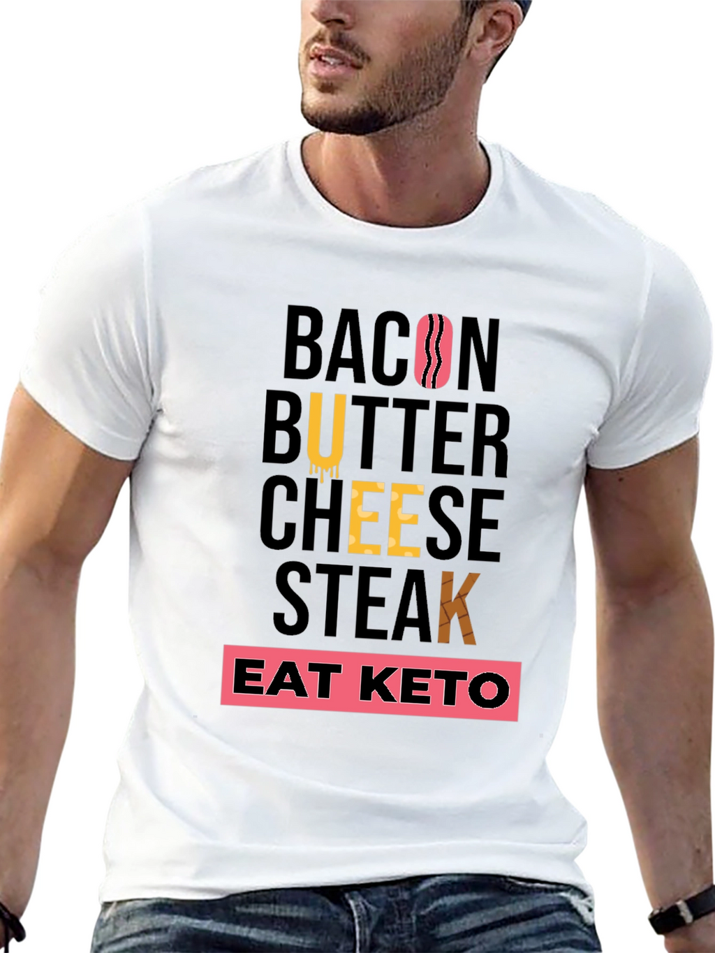 Eat Keto T-Shirt - Funny Diet Tee