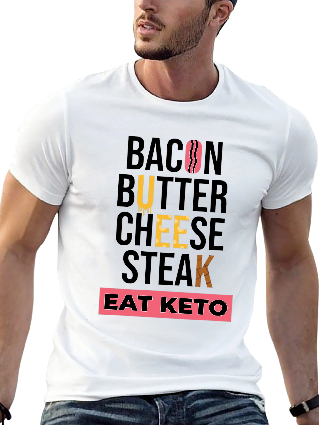Eat Keto T-Shirt - Funny Diet Tee