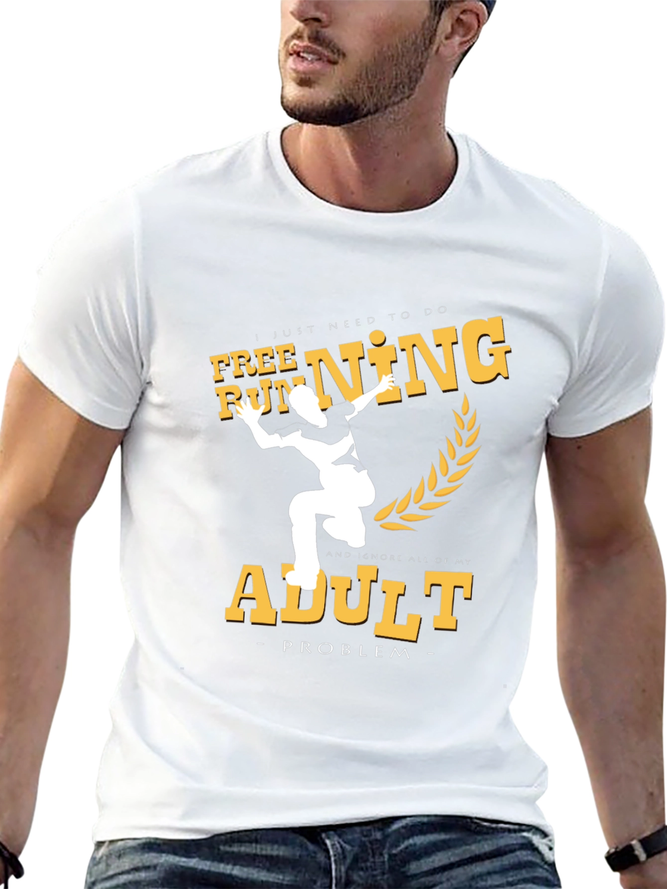 Free Running Adult Problem T-Shirt