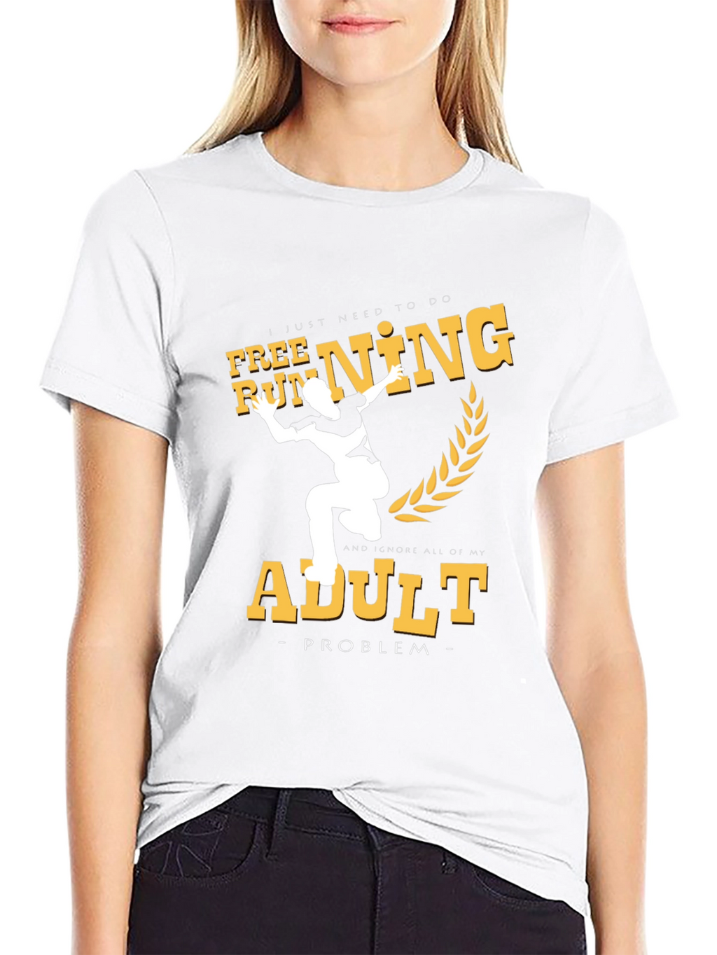 Free Running Adult Problem T-Shirt